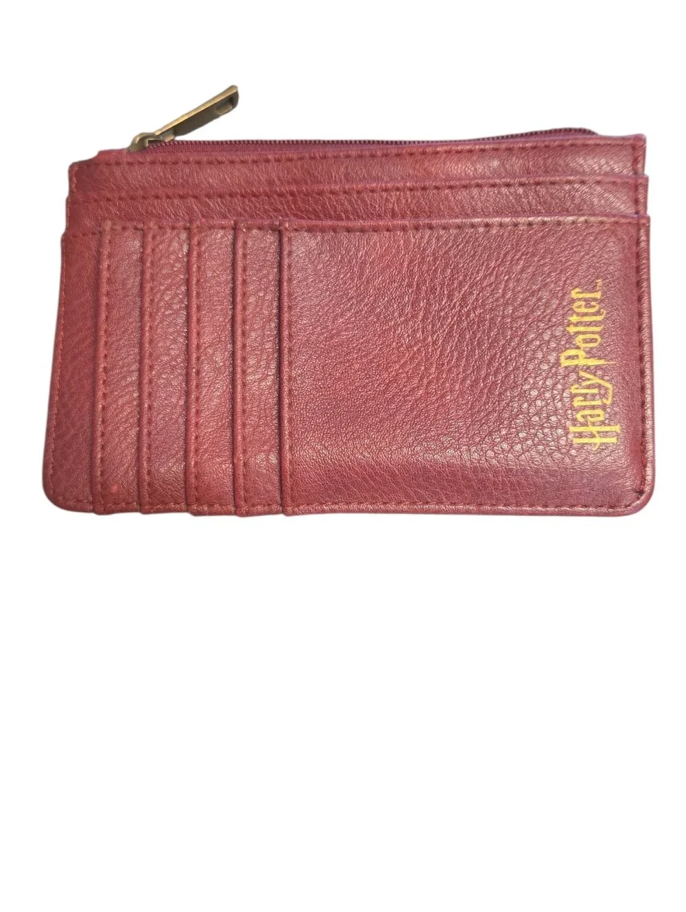 Platform 9 3/4 Burgundy Zip Wallet - Harry Potter Inspired